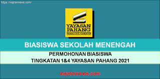 Berikut dikongsi maklumat berkaitan dengan permohonan biasiswa yayasan tenaga nasional (ytn) 2020 dana syarat kelayakan permohonan. Biasiswa Sekolah Menengah Permohonan Biasiswa Tingkatan 1 4 Yayasan Pahang 2021 Keptennews Com
