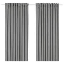 Hannalena 2 Gardinenschals Abdunk Grau Ikea Osterreich Verdunkelungs Gardinen Gardinen Und Gardinen Grau