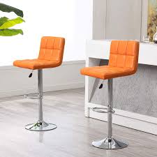 Check spelling or type a new query. Furniwell Barstool Set Of 2 Pu Leather Height Adjustable Swivel Bar St