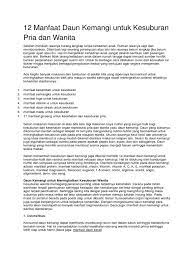 Check spelling or type a new query. 12 Manfaat Daun Kemangi Untuk Kesuburan Pria Dan Wanita