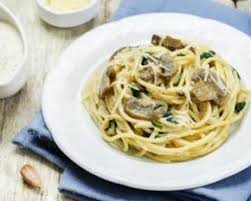 Recette De Spaghettis Regime Aux Champignons Et Fromage Blanc Recette Spaghetti Recette Recette Cuisine