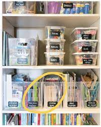 Pin By Dani Gaillard On Playroom In 2021 Art Supplies Storage Coloring Book Storage Craft Closet Organization