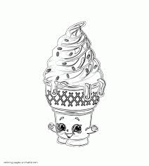 There are some blue sprinkles on her head. Ice Cream Shopkin Cheap Buy Online