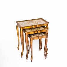 Where To Find Nicolette In San Francisco One True Love Vintage Rentals Inventory Specialty Furnitur Gold Nesting Tables Vintage Rentals Vintage Holiday Decor