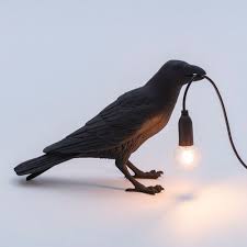 Bird Waiting Lamp In 2021 Black Lamps Lamp Outside Lamps