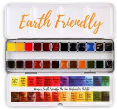 Denises Earth Friendly Da Vinci Watercolor Palette
