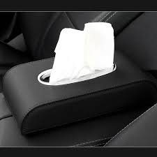 I love how bright and modern this next tissue box is! Car Tissue Box Cover Accessories Interior Decoration Tissue Boxes Holder Inside Paper Pu Leather Block Type Woman Men Black Tissue Boxes Aliexpress