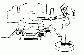 Contoh mewarnai gambar mobil polisi ini terlihat keren kan? Contoh Gambar Mewarnai Gambar Polisi Kartun Kataucap