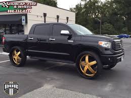 If you're thinking about purchasing a new set of wheels for your vehicle, our standard poke® wire wheels are an ideal product to consider. Toyota Tundra Dub X84 Baller Wheels Brushed W Rose Gold Tint Chrome Lip