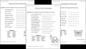 Here is our collection of free, printable word scrambles covering a variety of themes: Word Scrambles