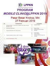 To connect with klinik nur sejahtera, sign up for facebook today. Laman Web Rasmi Lembaga Penduduk Dan Pembangunan Keluarga Negara Program Mobile Clinic Lppkn Miri Sarawak