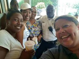 Officers from our Cross Creek District and Crime Prevention Specialists  took a lucky group of kids to watch Captain Underpants today and then they  enjoyed lunch together! We all had a GREAT