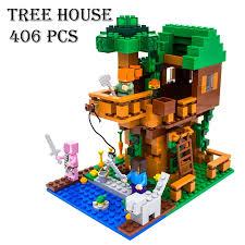 What will be made next? Modell Gebaude Kits Kompatibel Mit Lego 18009 Mein Welten Minecraft Die Dschungel Baum Haus Padagogisches Spielzeug Hobbies Fur Kinder Blocks Aliexpress