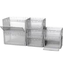 Obi Eurobox System Tauro Box Flap Side 60 X 40 X 32 Cm Transparent Kaufen Bei Obi Box Obi Wolle Kaufen