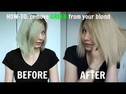 Is your highlighted blonde hair turning green? How To Get The Green Out Of My Hair