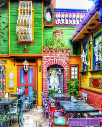 Suleymaniye Colourful Buildings House Colors Cafe Design