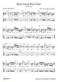 Boyle Gelmis Boyle Gider Gitar Nota Tab Gitaregitim Net Gitar Notalara Dokulmus Muzik Flut
