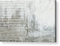 Photo about white paint background texture abstract. Brick Texture White Paint Dripping Grunge Background Acrylic Print By James Bo Insogna