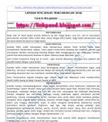 Maybe you would like to learn more about one of these? Contoh Penulisan Narasi Raport Sesuai Kurikulum 2013 Link Paud
