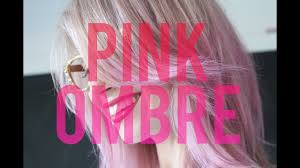 Afterward, you can just use a flat iron to curl these gentle curls. Pink Ombre Hair Tutorial The Girls With Glasses