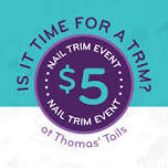 Nail Trim Event at Thomas’ Tails