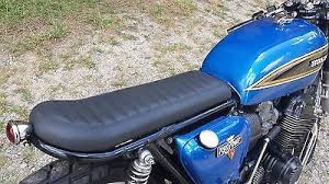 Cafe Racer Seat Brat Tracker Upswept Flat Brown Or Black Add Matched Hoop Desain Sepeda Sepeda Sepeda Motor