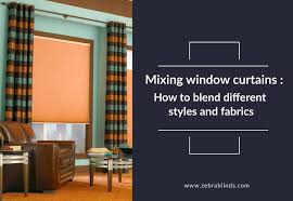 Main accent of modern curtains can be not only their form, but also interesting, contemporary prints. Mixing Window Curtains How To Blend Different Styles And Fabrics
