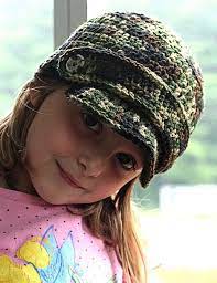 Crochet Army Stylz Hat Crochet Kids Hats Crochet Newsboy Hat Crochet Hat Pattern