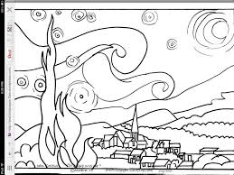 You can use our amazing online tool to color and edit the following vincent van gogh coloring pages. Starry Night Drawing For Kids Novocom Top