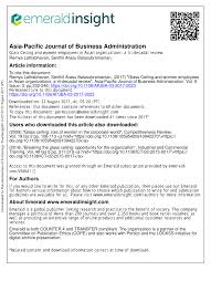 When people refer to a glass ceiling , they are talking about the attitudes and. Pdf Glass Ceiling And Women Employees In Asian Organizations A Tri Decadal Review