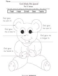 Five sense coloring pages for kids. Teddy Bear 5 Senses Coloring Page Senses Preschool Lesson Plans For Toddlers Five Senses Worksheet