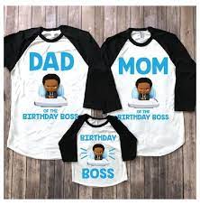 African American Boss Baby Birthday Shirt Boss Baby Shirt Boss Baby Birthday Party Boss Baby Birthday Party Theme Baby Birthday Party Baby Birthday Shirts