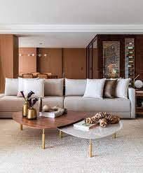 Whiteline modern living shade indoor / outdoor set. Designer Luxury Santana Coffee Table Madera