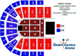 Events Chris Young Losing Sleep World Tour Sears Centre