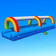 A low friction engineered polymer centralizer. Arched Rainbow Slip N Slide Bouncing On Air Llc Buffalo New York