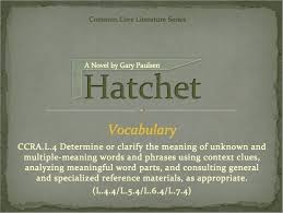 Vocabulary With Hatchet Lesson Plans Problem Based Learning Teaching Vocabulary Elementary Reading
