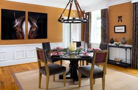 Adding mustard yellow to any room decor can be a bold statement and glowing style. 75 Beautiful Farmhouse Dining Room With Yellow Walls Pictures Ideas July 2021 Houzz