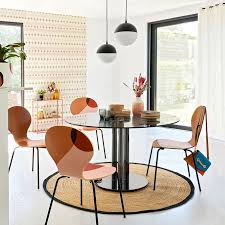 Table A Manger Ronde En Verre Trempe Neso Noir La Redoute Interieurs La Redoute Table A Manger Ronde Table A Manger Ronde En Verre Table A Manger