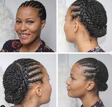 A thick braid from extensions that runs all the way along your hairline and wraps cozily at the nape of your neck is a neat and beautiful style you'll love to wear for a while. Braided Updos For Every Occasion Naturallycurly Com