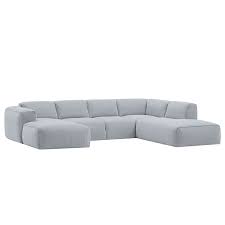 So viel platz in so eleganter form vereint nur eine wohnlandschaft aus leder. Wohnlandschaft Hudson Iii Webstoff Kaufen Home24