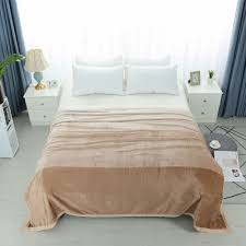 Super Soft Flannel Fleece Bed Blankets Lightweight Plush Gradient Ombre Blanket King Size 88 X 94 Light Blue Walmart Com Walmart Com