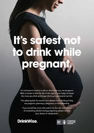 Early on in a pregnancy, many people begin wearing baggy clothes or clothing that looks like it could hide a baby bump. as their belly grows, many people also need to buy maternity pants or clothing in a larger size. Posters Suggesting That Women Can Drink While Pregnant Stir Backlash The New York Times
