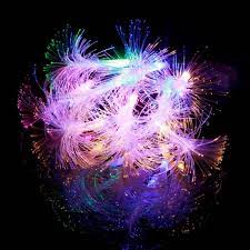 Butterfly fairy string light fiber optic solar powered outdoor garden lamp 12led. 10led Battery Powered Morning Glory Fiber Optic Led String Fairy Light Night Lamp Christmas Wedding Garland Decoration Festoon Lamp Christmas Christmas Weddingfairy Lights Aliexpress