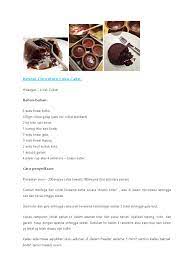 Cairkan mentega, ketepikan dan biarkan sejuk. Resepi Chocolate Lava Cake