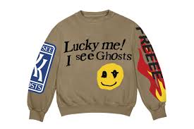 The Kids See Ghosts Camp Flog Gnaw 2018 Merch Is Available Now Sweatshirts Crew Neck Sweatshirt Wedding Kids Outfit