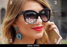 Zorannah Jovanovic arrivando al Just Cavalli Primavera/Estate 2015 Runway  show di Milano, Italia