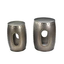 Pick identical small accent tables for either side of the bed or mix and match them for a more eclectic style. Contemporary Round Metal Side Table Set Of 2 Image 1 Of 5 Witchy Home Decor Pink Home Decor Round Metal Side Table