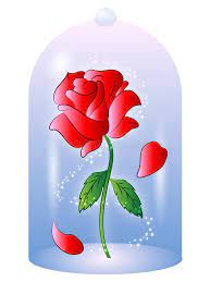 Rose From Beauty And The Beast Vector Illustration Stock Vector Illustration Of Beauty Kids 94805905