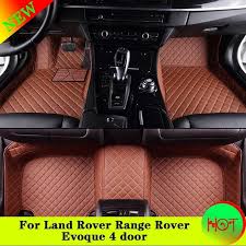 Beyond Car Floor Mat For Land Rover Range Rover Evoque 4 Door 8 Colors Leather Brown Custom Car Floor Mats Car Floor Mats Car Mats