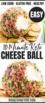 Easy Cheese Ball Recipe With Cream Cheese Bacon And Green Onions This Easy Cheese Ball Recipe With Cre Cheese Ball Recipes Cheese Ball Recipes Easy Recipes